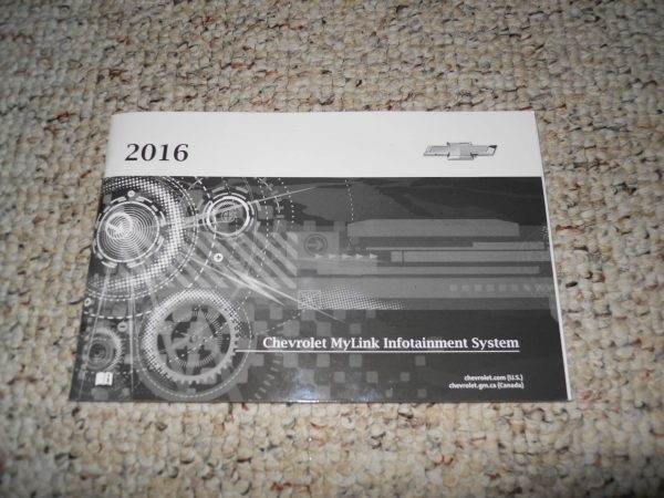 2016 Chevrolet Volt MyLink Infotainment System Manual